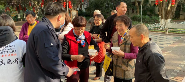 白云大源：传统佳节送汤圆，垃圾分类闹元宵
