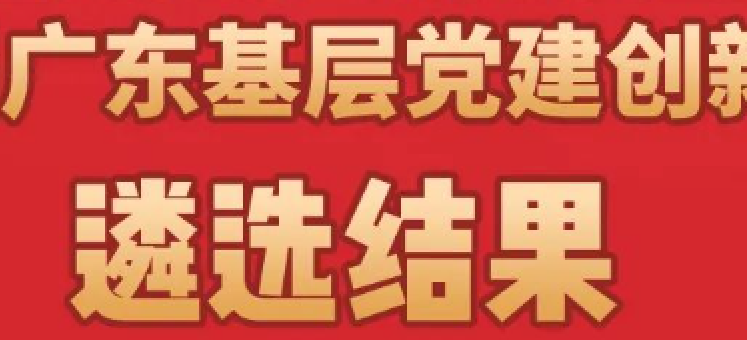 三元里“零距离·凝聚力”党建品牌被评为第三届广东基层党建最佳案例