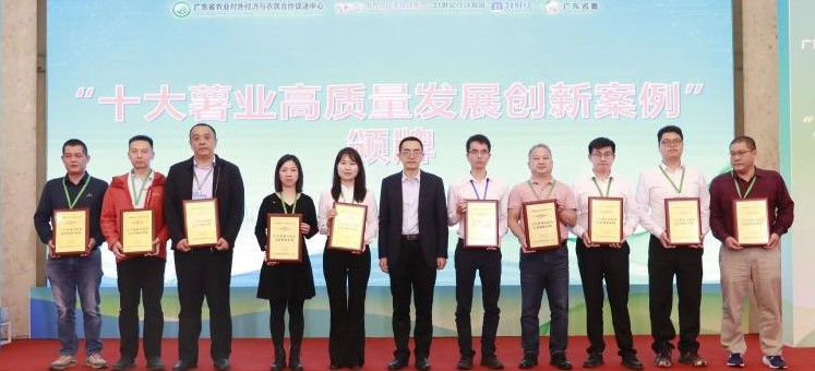 广东薯业全产业链合作大会上专家预测，2024年广东西瓜红等甘薯品种价格趋强