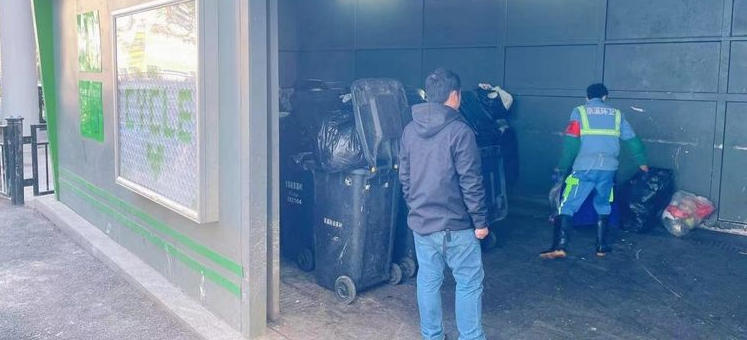 以查促管,白云京溪开展垃圾分类督导专项行动