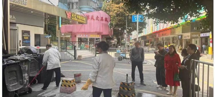 白云三元里严查垃圾分类，海关大院和中港皮具城在列