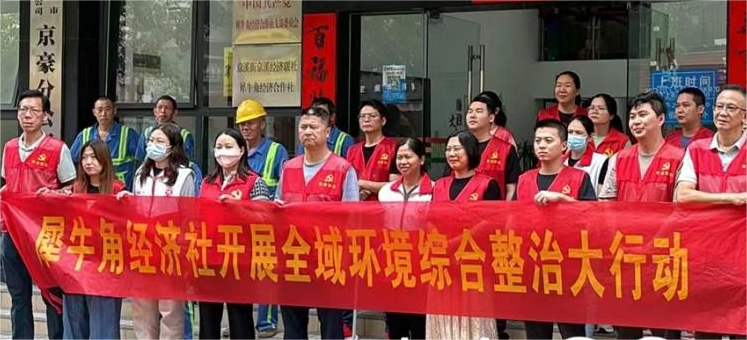 党建引领推进垃圾分类！白云京溪开展全域环境综合整治大行动