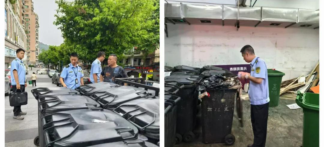 以查促管！白云三元里开展生活垃圾分类执法检查
